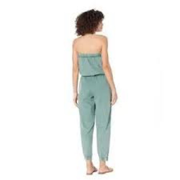 Young Fabulous & Broke Revolve Strapless Jogger Jumpsuit Small - Picture 3 of 7